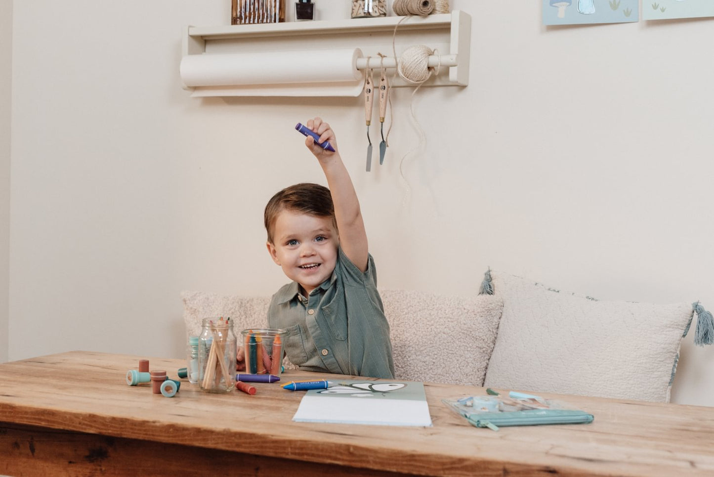 Little Dutch blau Malbuch zwischen den Zeilen Forest Friends