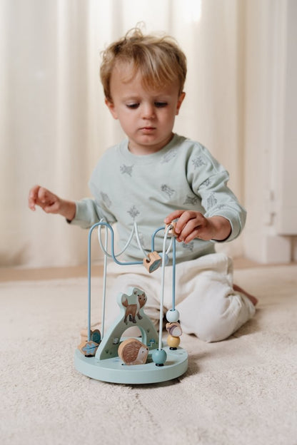 Little Dutch große Aktivitätsspirale blau - Forest Friends