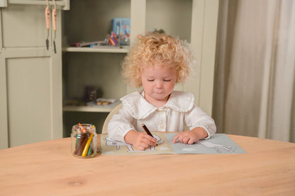 Little Dutch grün Malbuch Little Farm Ausmalbuch