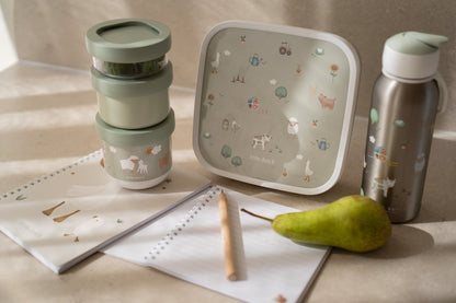 Little Dutch olive Snackbox stapelbar Mepal Mio 3-teilig Little Farm