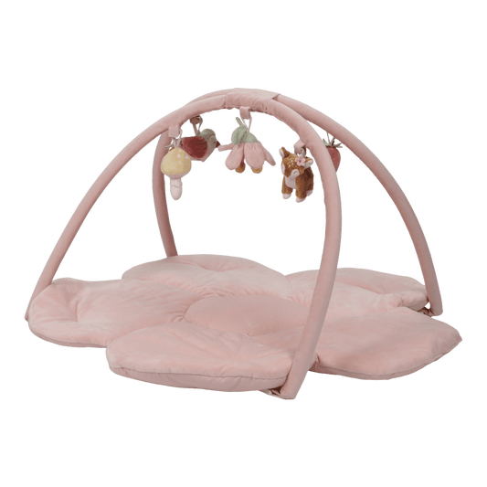 Little Dutch rosa Aktivitäten Spieldecke mit Bogen Fairy Garden