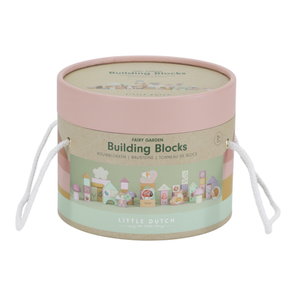 Little Dutch rosa Bausteine Fairy Garden Holzbauklötze