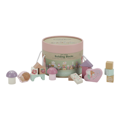 Little Dutch rosa Bausteine Fairy Garden Holzbauklötze