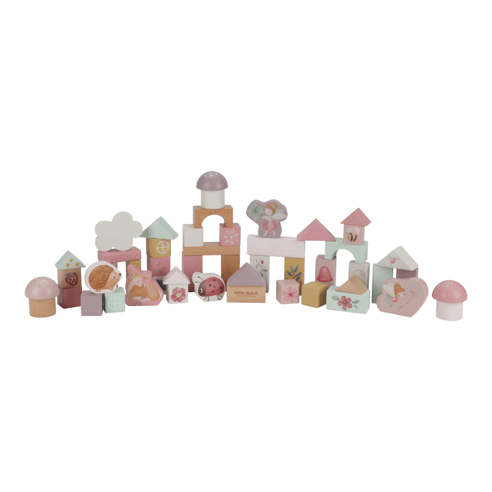 Little Dutch rosa Bausteine Fairy Garden Holzbauklötze