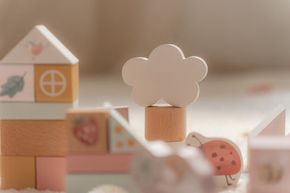 Little Dutch rosa Bausteine Fairy Garden Holzbauklötze