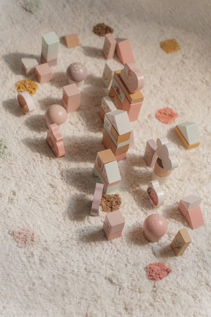 Little Dutch rosa Bausteine Fairy Garden Holzbauklötze