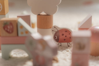 Little Dutch rosa Bausteine Fairy Garden Holzbauklötze