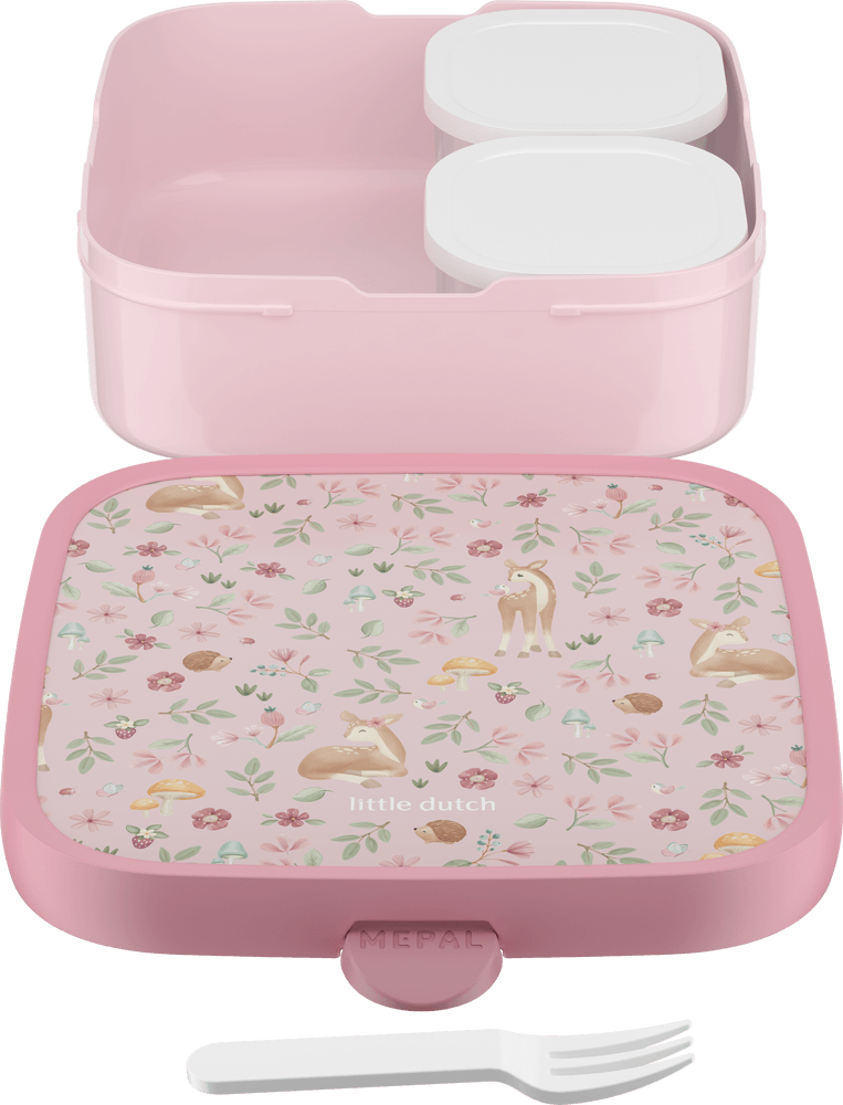 Little Dutch rosa Brotdose XL - Fairy Garden Mepal 