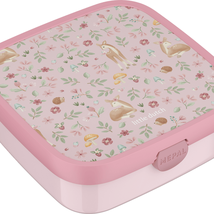 Little Dutch rosa Brotdose XL - Fairy Garden Mepal 