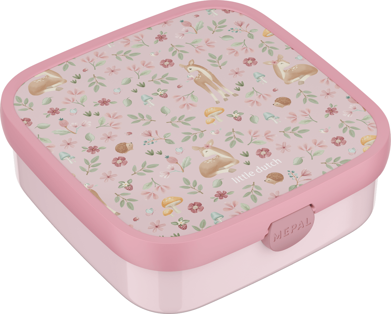 Little Dutch rosa Brotdose XL - Fairy Garden Mepal 