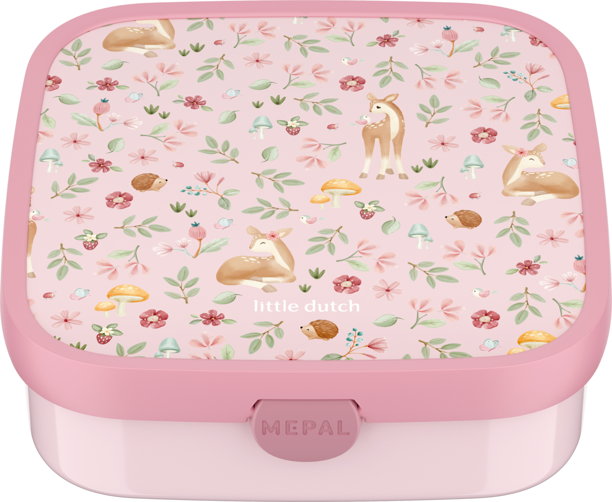 Little Dutch rosa Brotdose XL - Fairy Garden Mepal 