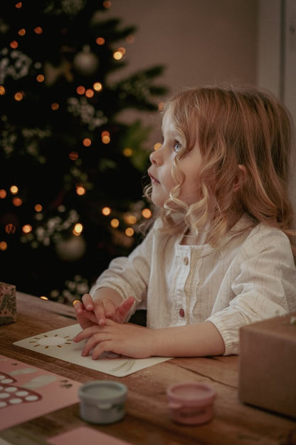 Little Dutch rosa Fingermalset Fairy Garden Fingermalfarbe