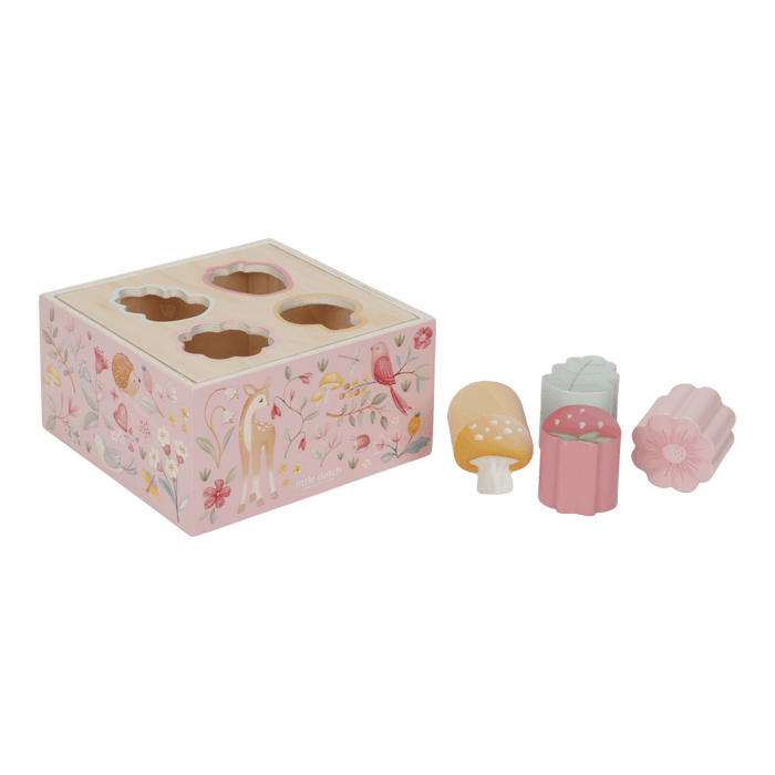 Little Dutch rosa Formen-Steckspiel - Fairy Garden