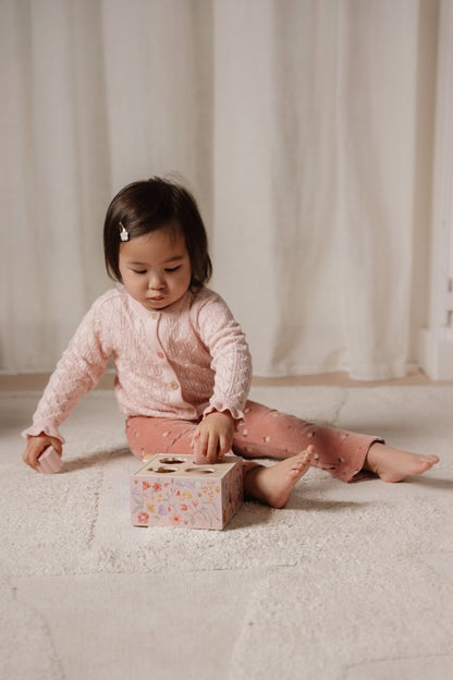 Little Dutch rosa Formen-Steckspiel - Fairy Garden