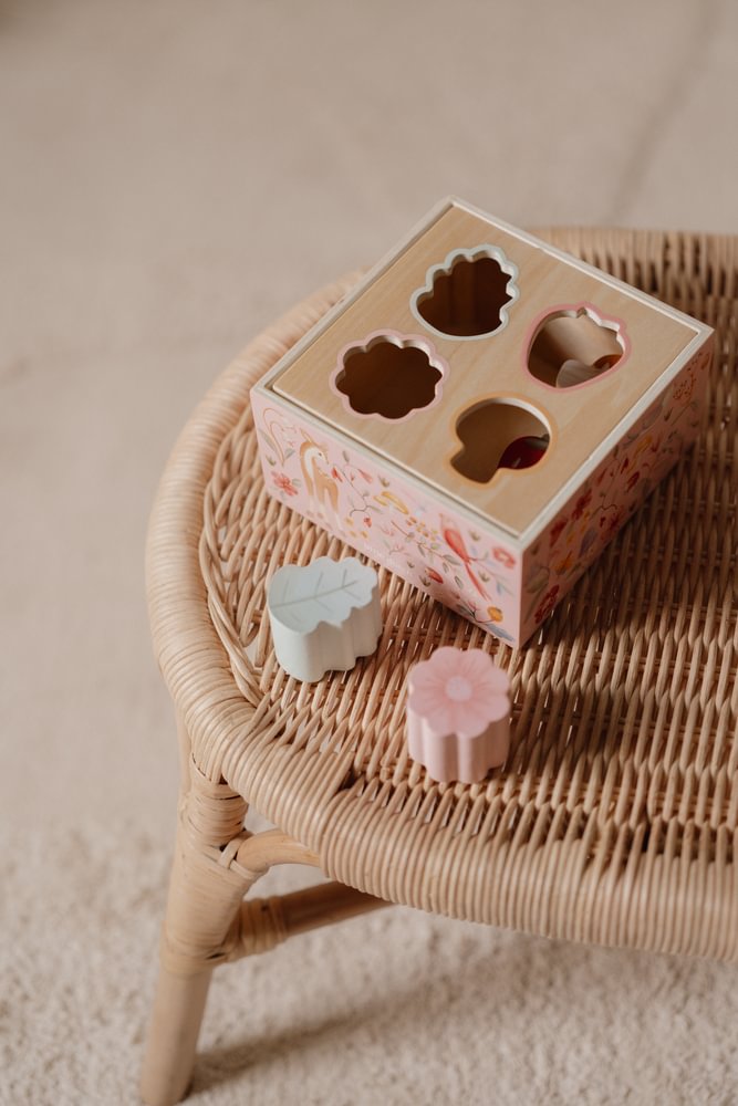 Little Dutch rosa Formen-Steckspiel - Fairy Garden