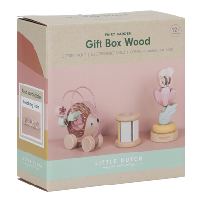 Little Dutch rosa Geschenkset Holz Fairy Garden