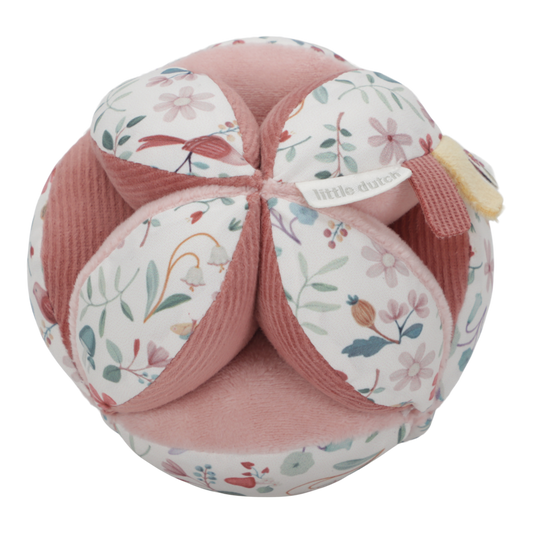 Little Dutch rosa Greifball mit Rassel - Fairy Garden