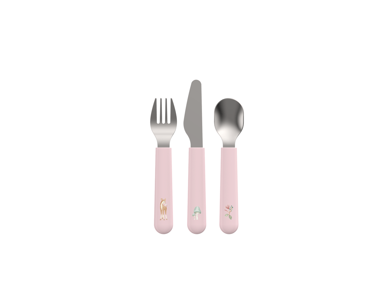Mepal rosa Kinder Besteck Set Mio Mepal 3er Set