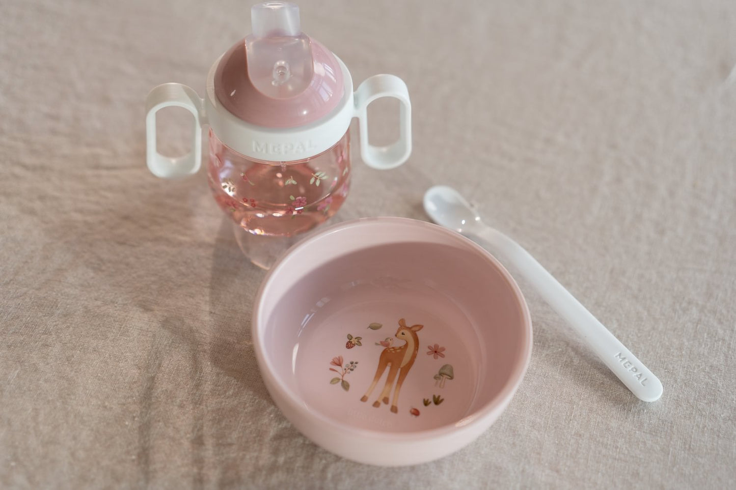 Little Dutch rosa Kinderschale Reh Mepal Mio - Fairy Garden