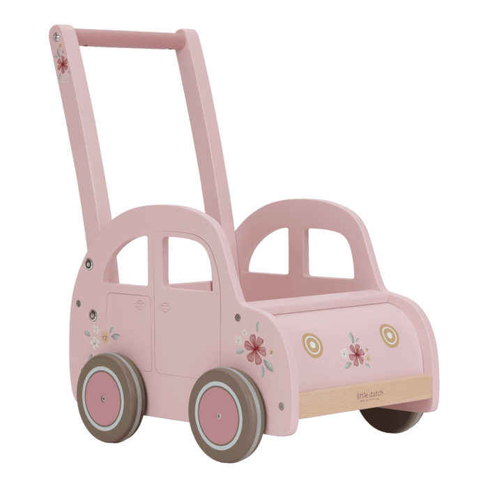 Little Dutch rosa Laufwagen Holz Fairy Garden