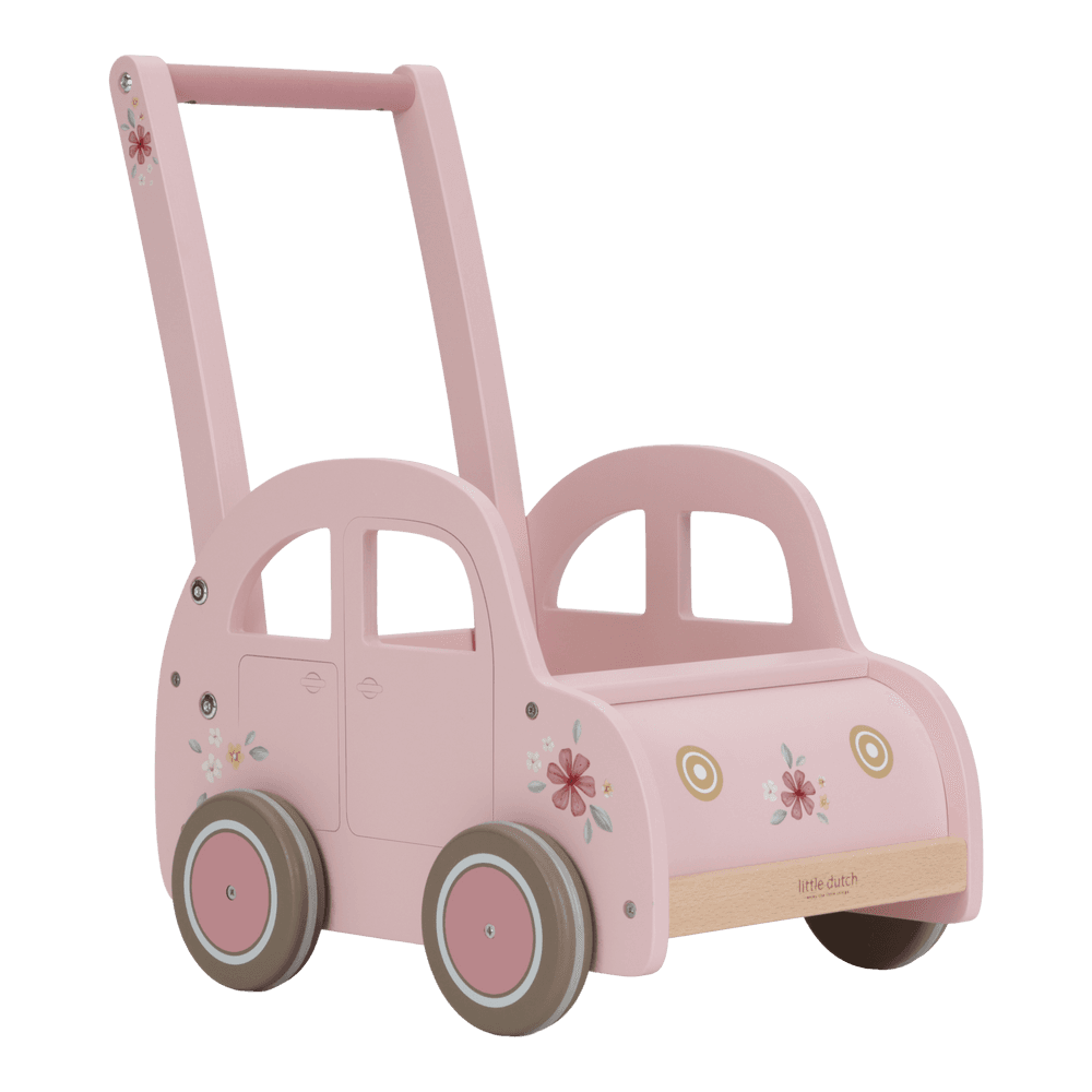 Little Dutch rosa Laufwagen Holz Fairy Garden