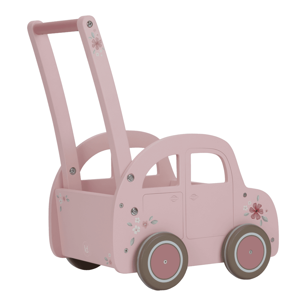 Little Dutch rosa Laufwagen Holz Fairy Garden