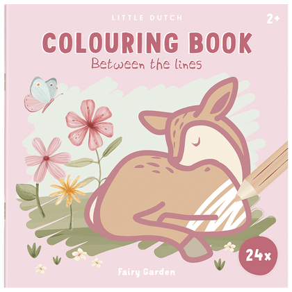 Little Dutch rosa Malbuch zwischen den Zeilen Fairy Garden