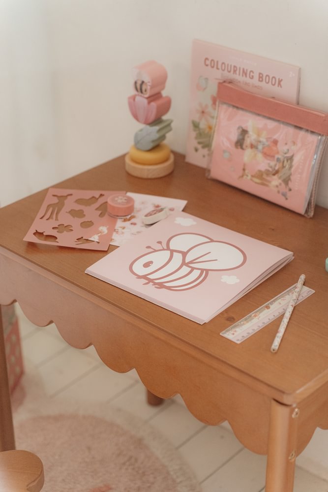 Little Dutch rosa Malbuch zwischen den Zeilen Fairy Garden