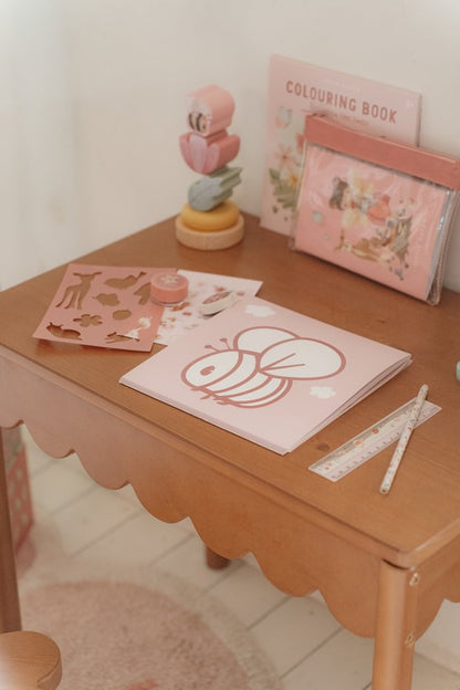 Little Dutch rosa Malbuch zwischen den Zeilen Fairy Garden