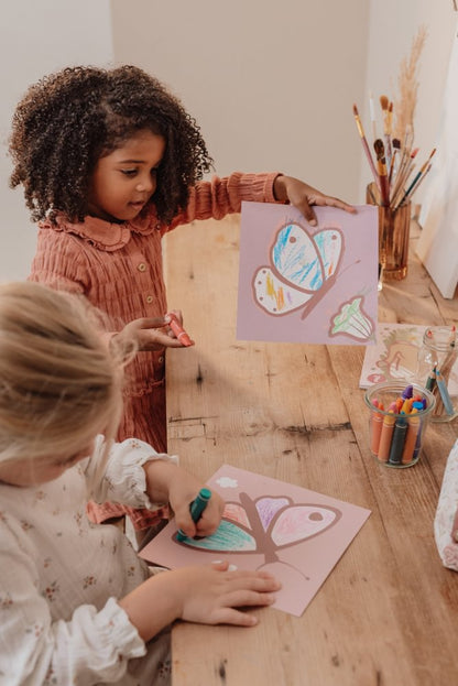 Little Dutch rosa Malbuch zwischen den Zeilen Fairy Garden