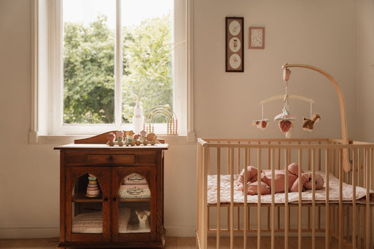 Little Dutch rosa Musik-Mobile aus Holz - Fairy Garden