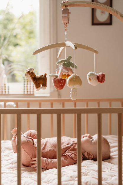 Little Dutch rosa Musik-Mobile aus Holz - Fairy Garden