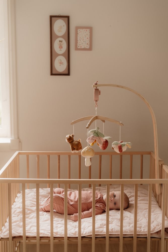 Little Dutch rosa Musik-Mobile aus Holz - Fairy Garden