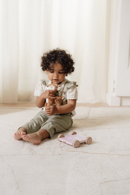 Little Dutch rosa Nachziehtier Reh - Fairy Garden