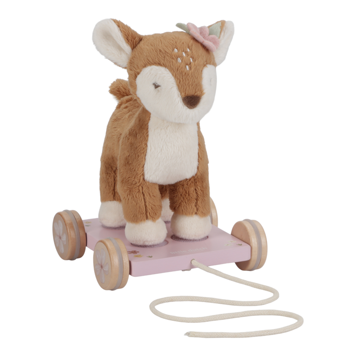 Little Dutch rosa Nachziehtier Reh - Fairy Garden