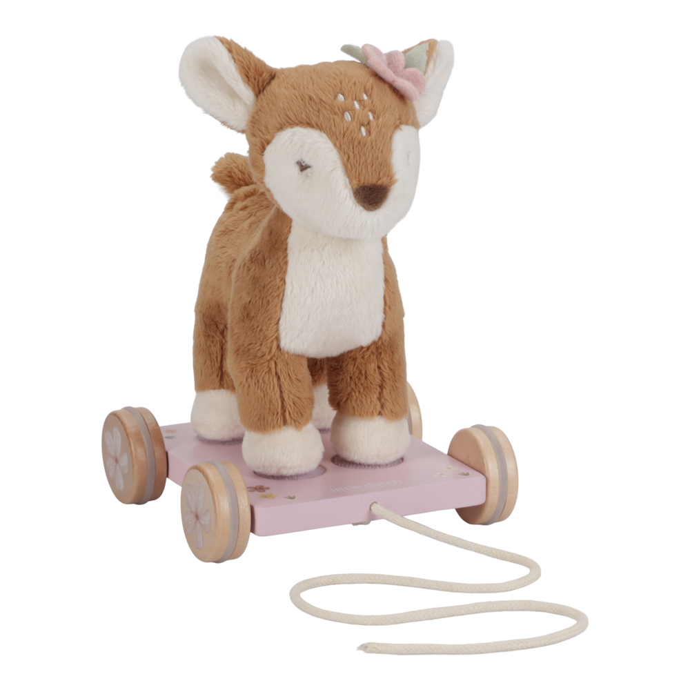 Little Dutch rosa Nachziehtier Reh - Fairy Garden