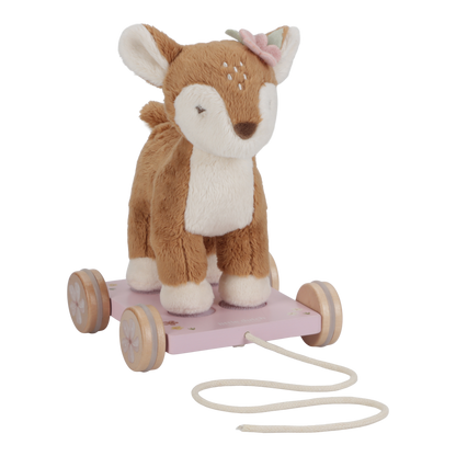 Little Dutch rosa Nachziehtier Reh - Fairy Garden