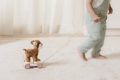 Little Dutch rosa Nachziehtier Reh - Fairy Garden