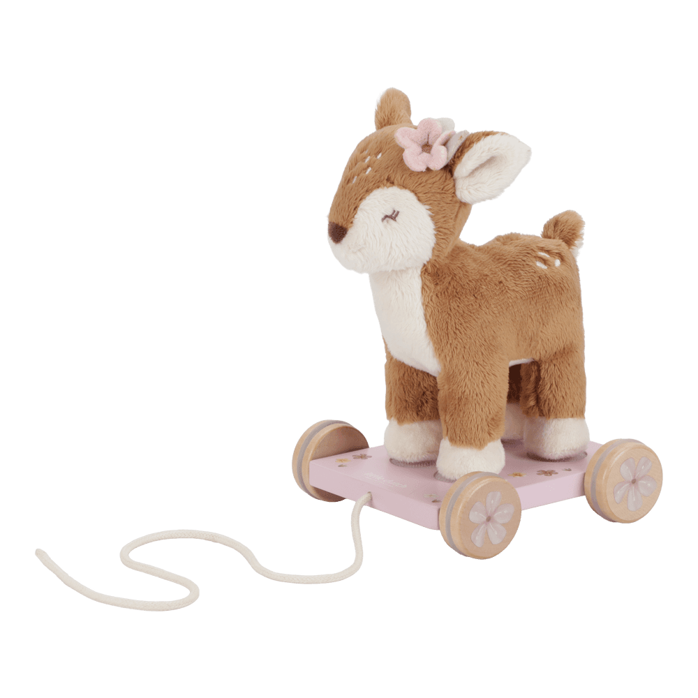 Little Dutch rosa Nachziehtier Reh - Fairy Garden