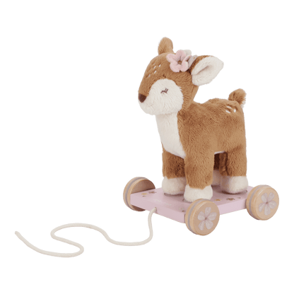 Little Dutch rosa Nachziehtier Reh - Fairy Garden