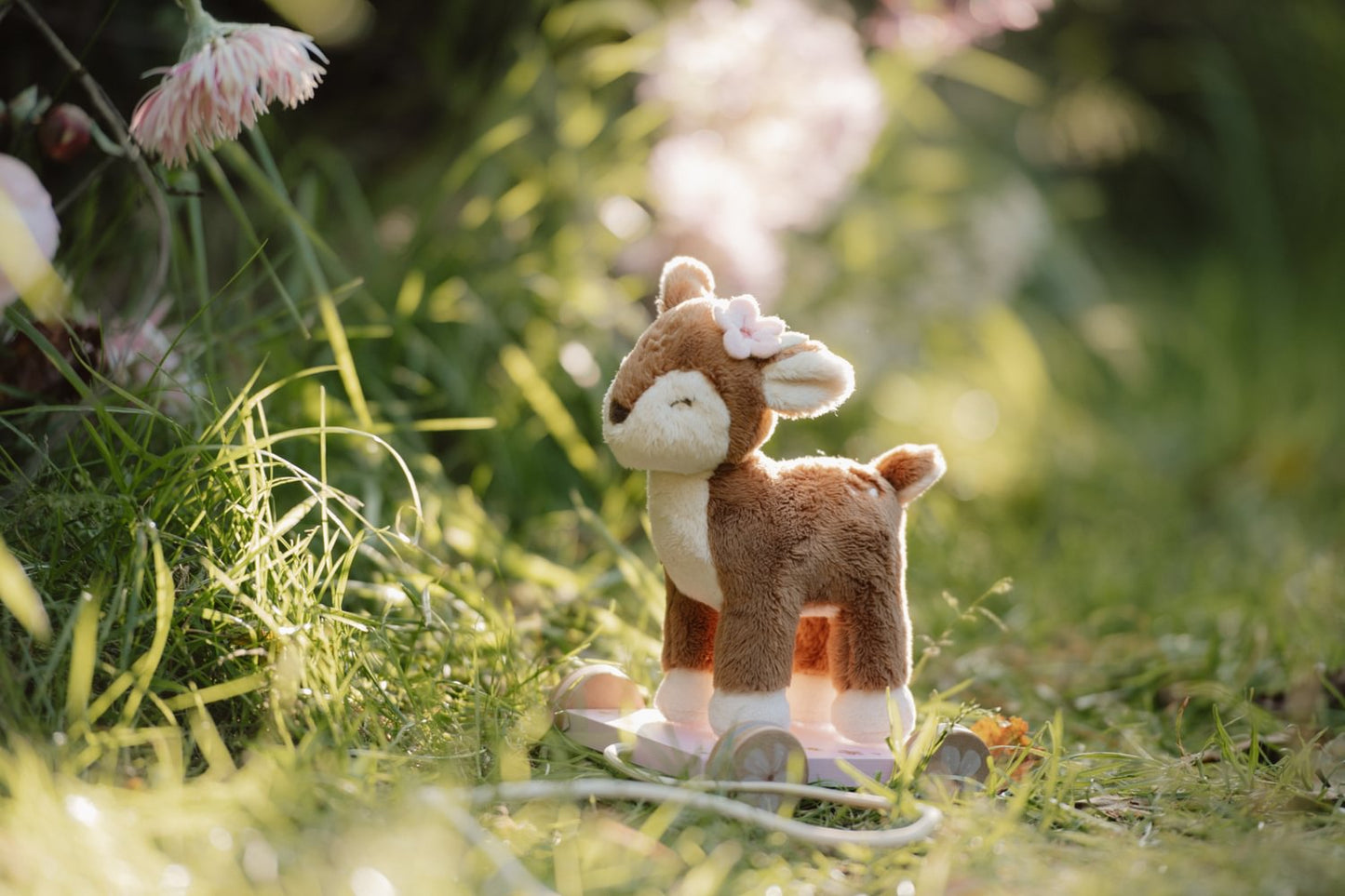 Little Dutch rosa Nachziehtier Reh - Fairy Garden