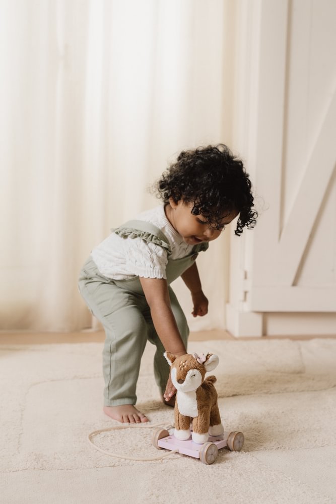 Little Dutch rosa Nachziehtier Reh - Fairy Garden