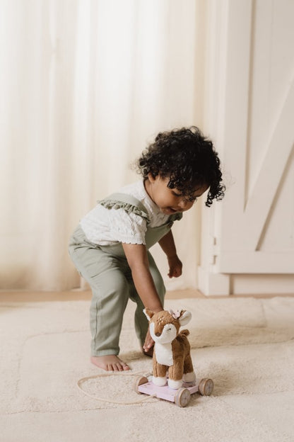 Little Dutch rosa Nachziehtier Reh - Fairy Garden