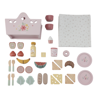 Little Dutch rosa Picknick Korb Spielzeug Set Holz mit Zubehör