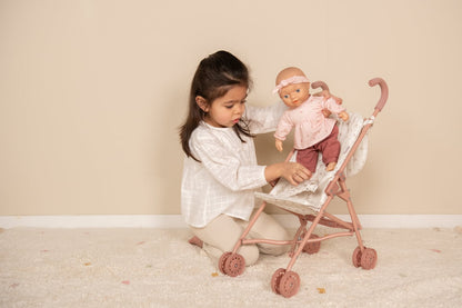 Little Dutch rosa Puppenbuggy aus Metall mit Verpackung