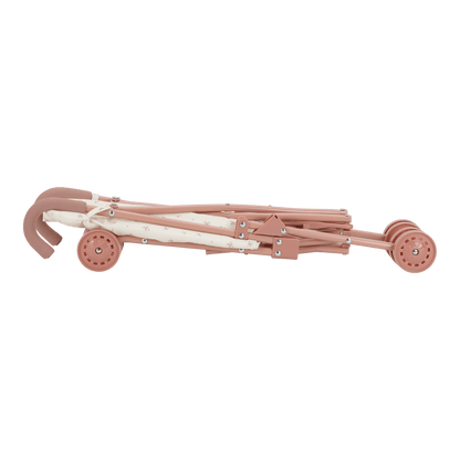 Little Dutch rosa Puppenbuggy aus Metall mit Zubehör
