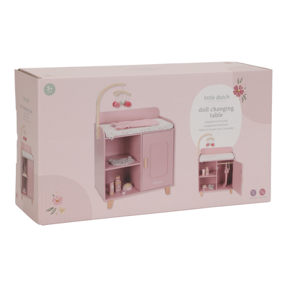 Little Dutch rosa Puppenwickeltisch FSC Holz Bild 15
