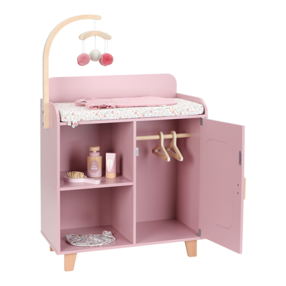 Little Dutch rosa Puppenwickeltisch FSC Holz Bild 11