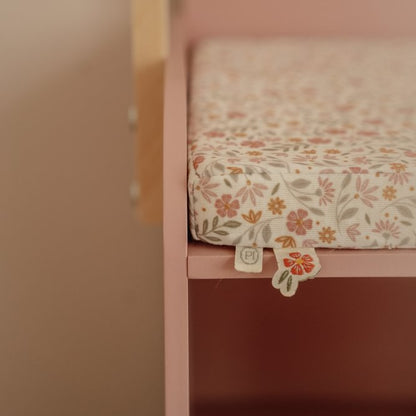Little Dutch rosa Puppenwickeltisch FSC Holz Detail 9