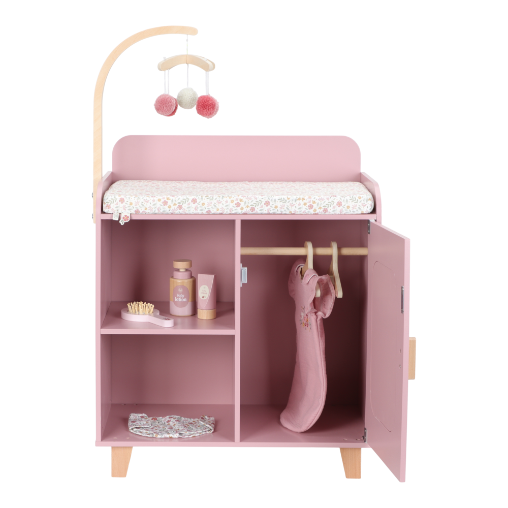 Little Dutch rosa Puppenwickeltisch FSC Holz Bild 13